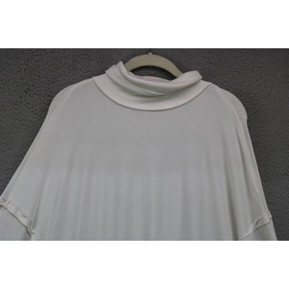 We the Free Ivory Oversized Dolman Sleeves Top-S/P-Turtleneck-Boho - Picture 4 of 9